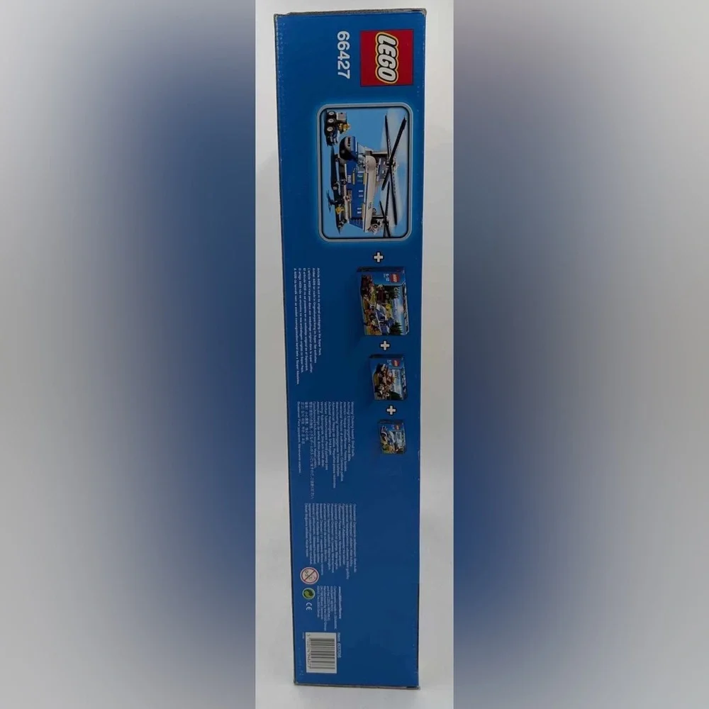 Lego City Blue and White Police Super Pack Helicopter RV - Picture 6 of 6
